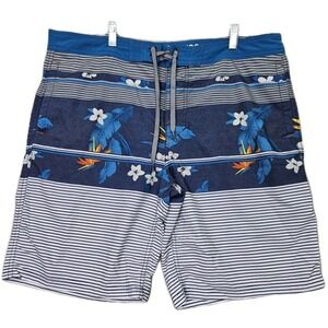 Mossimo Supply Co Boardshorts, Surf Trunks, Mens 38, Multicolored Stripe